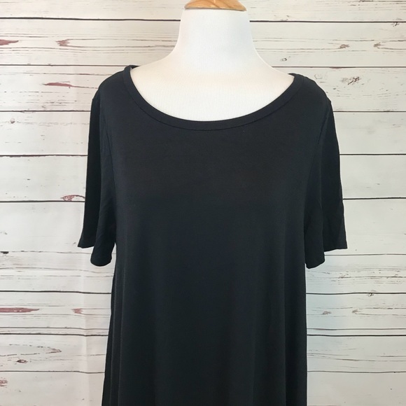 Black Double Ruffle Tunic - Picture 3 of 6